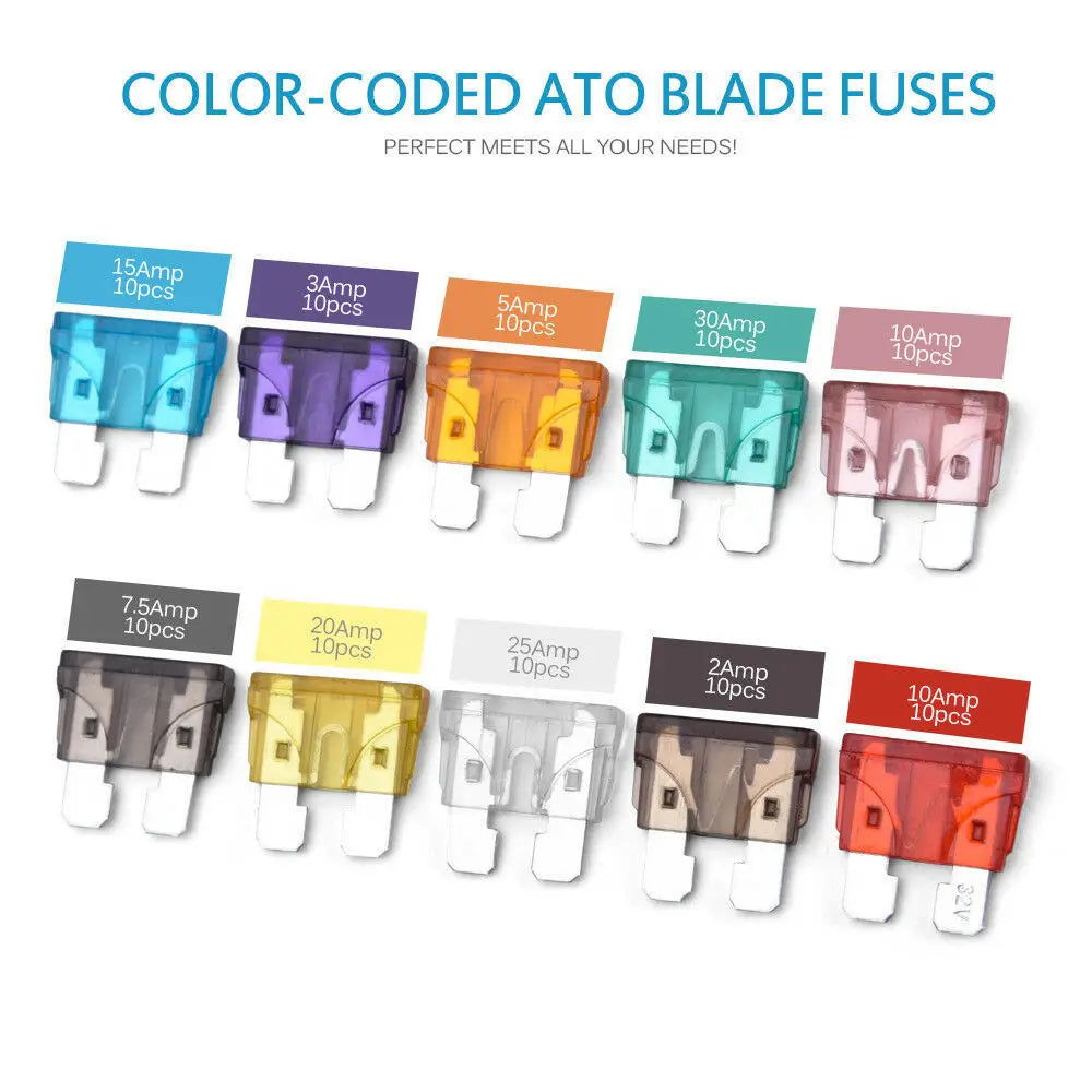 100pcs Box Automotive Insert Fuse Is Made of 2-35a Zinc Chip Specially Used By 4S Shop Fuse Box