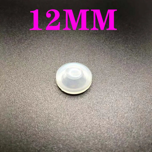 12mm 16mm 19mm 22mm 25mm 30 Metal Button Switch Round Waterproof and Dustproof Leather Waterproof Cap Transparent Silicone Cover