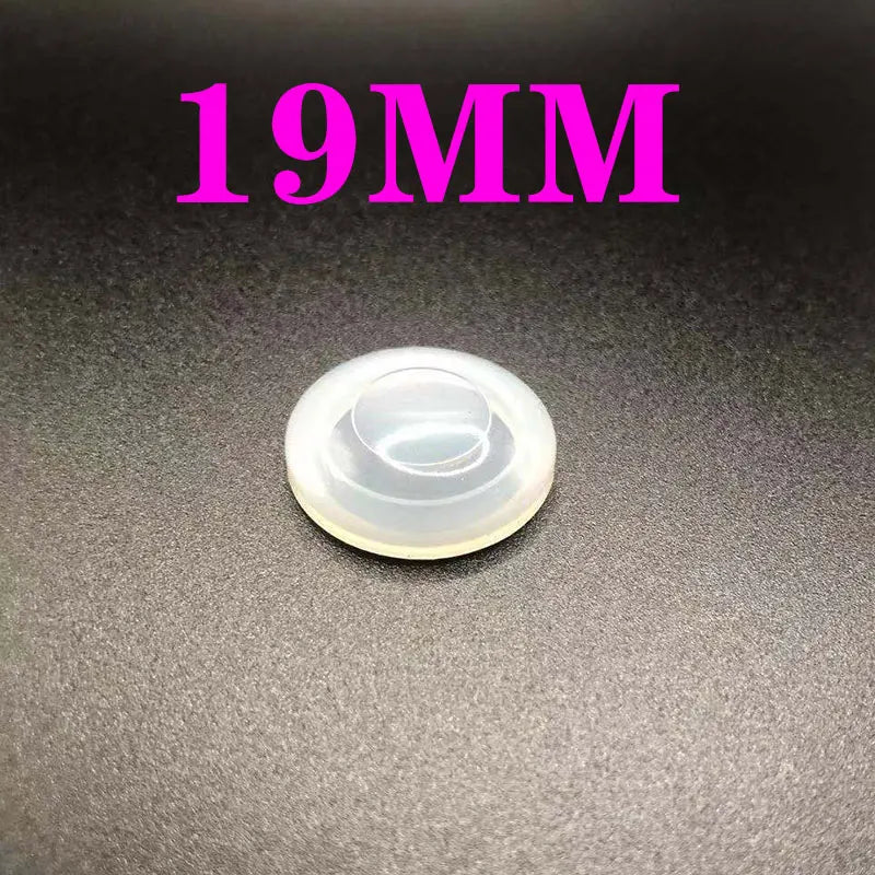 12mm 16mm 19mm 22mm 25mm 30 Metal Button Switch Round Waterproof and Dustproof Leather Waterproof Cap Transparent Silicone Cover