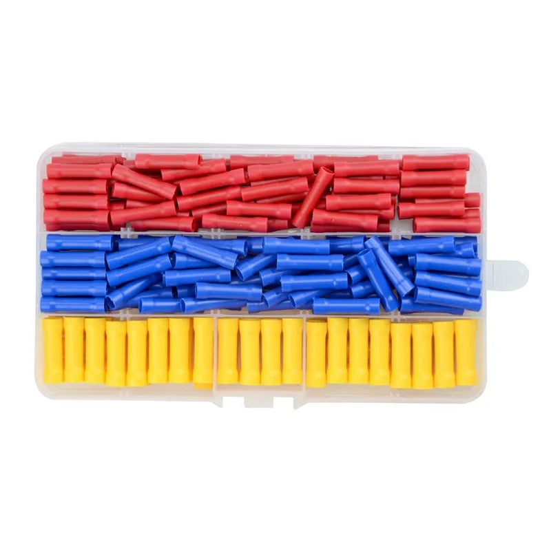 200pcs Intermediate Terminal Set Bv1.25/2/5 Intermediate Fully Insulated Terminal Connector Box-Packed