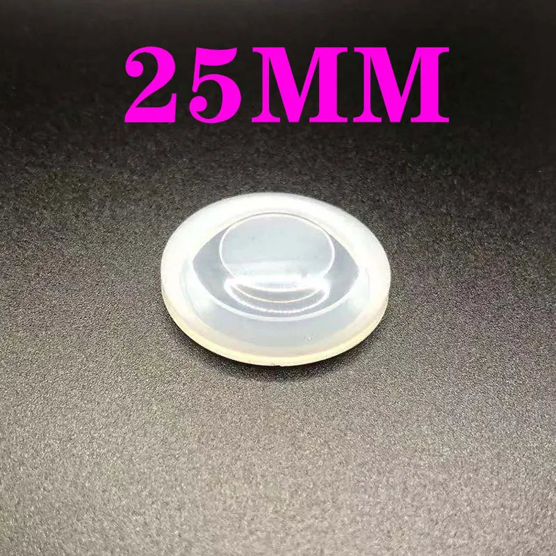 12mm 16mm 19mm 22mm 25mm 30 Metal Button Switch Round Waterproof and Dustproof Leather Waterproof Cap Transparent Silicone Cover