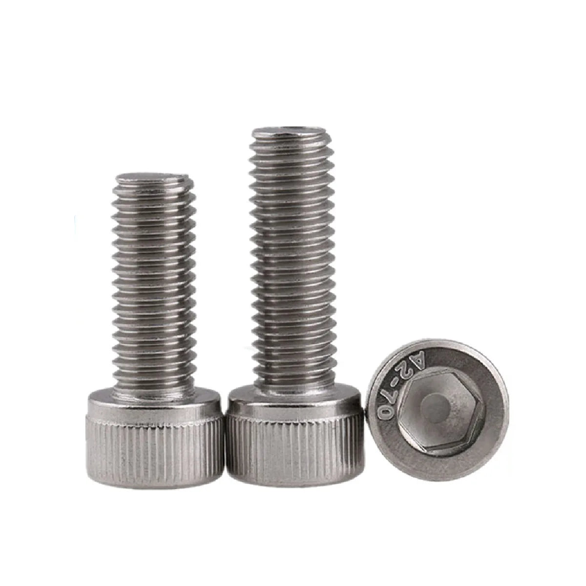 320pcs Cup Head Hexagon Box Screw Nut Flat Gasket 304 Stainless Steel Cylinder Head Screw Set