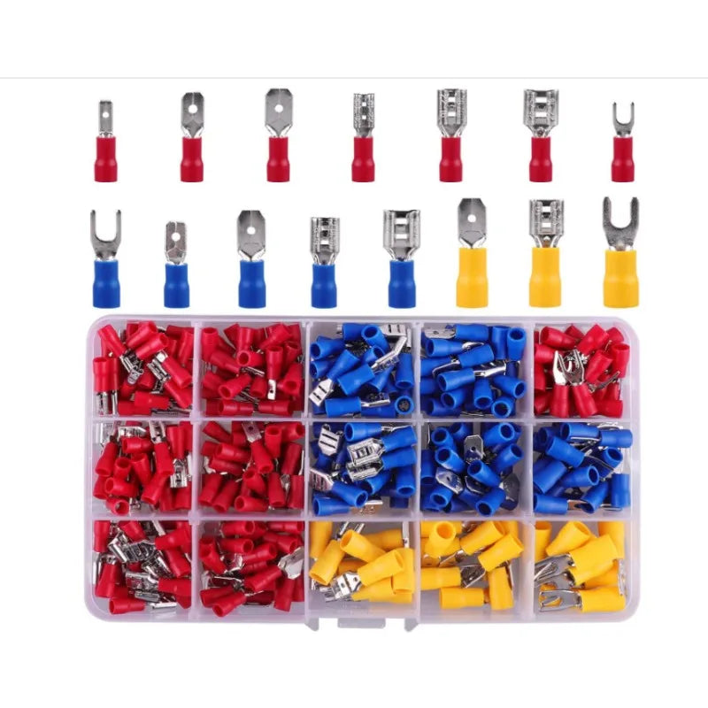 330pcs Cold Compression Wiring Terminal Boxed Combination Set Connector