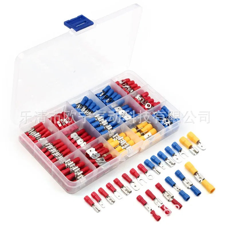 330pcs Cold Compression Wiring Terminal Boxed Combination Set Connector