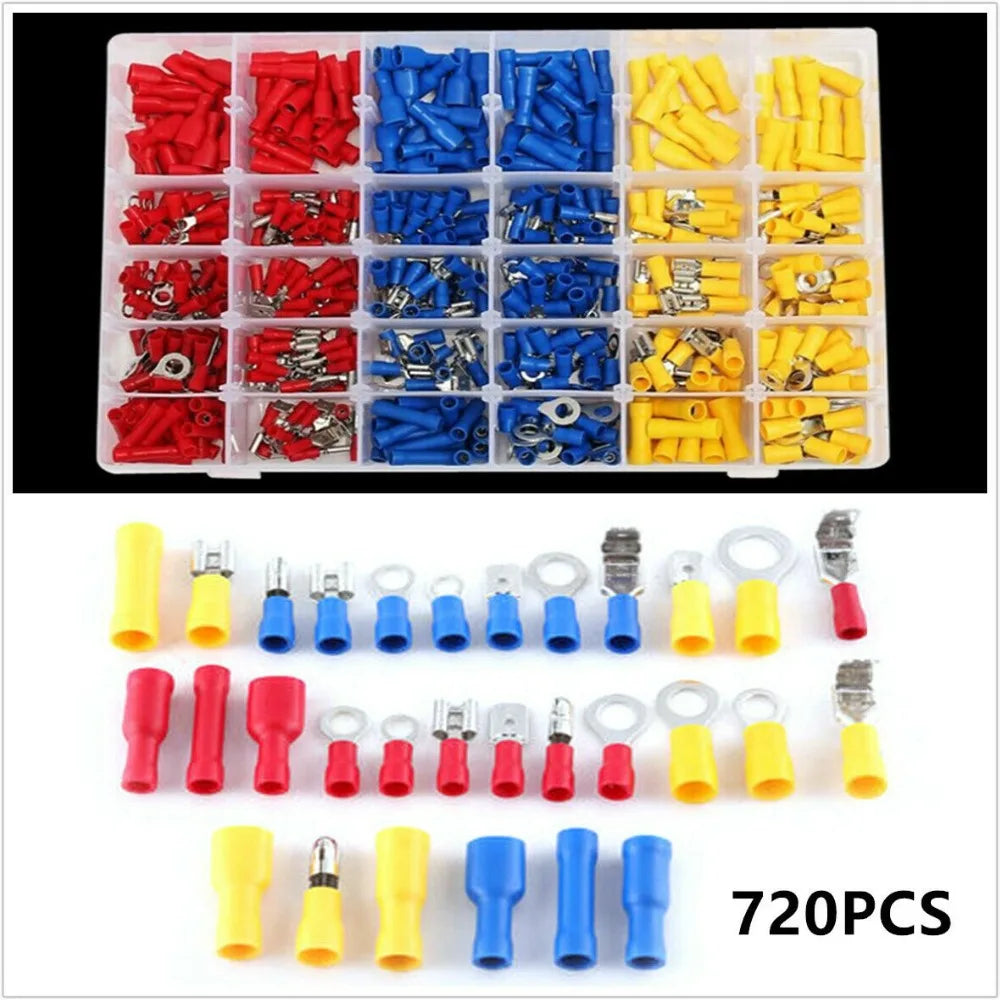 Cold Compression Wiring Terminal Combination Boxed Quick Wiring Connection Terminal 720Pcs