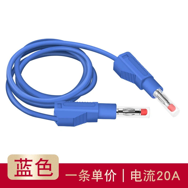 4mm Banana Plug Wire with Sheath Test Wire Gun Type Safety Sheath Type Silicone Wire Can Be Inserted and Retracted Continuously