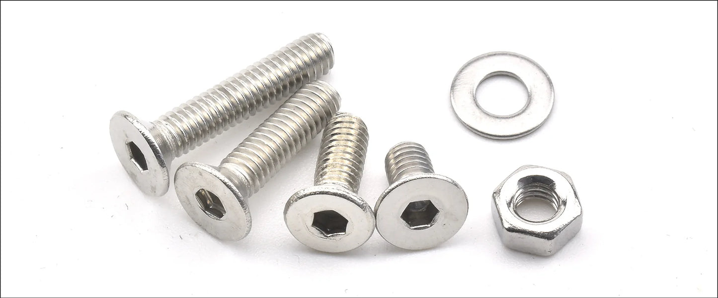 1120pcs304 Stainless Steel Flat Head Hexagon Screw Countersunk Head Hexagon Box Screw Combination Bolt Screw