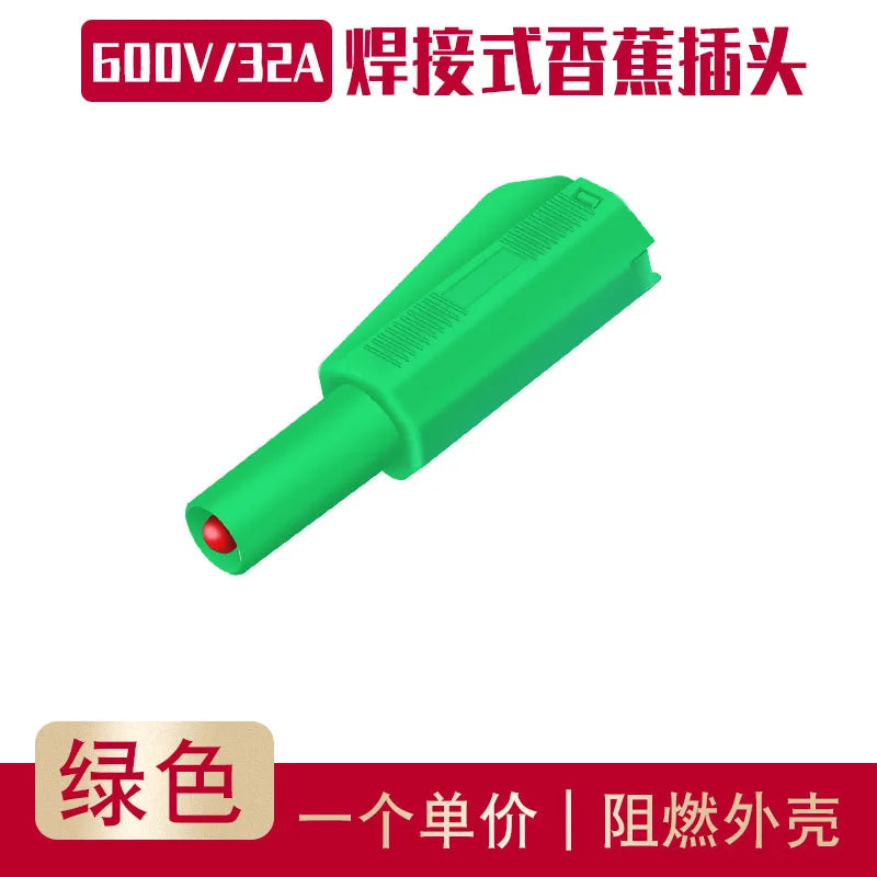 Assembled 4mm Full Sheath Safety Banana Plug DIY Probe 4mm Hole Connector Plug Welding Type