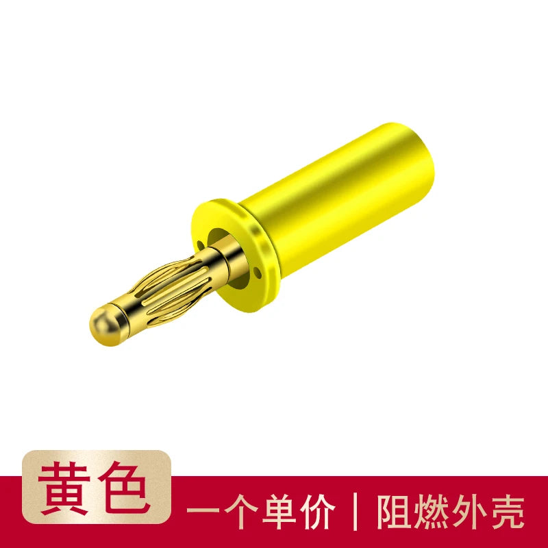 4mm BANANA HAIR Insertion Enthusiast DIY Banana Copper Plated Banana Plug Welding Speaker Plug