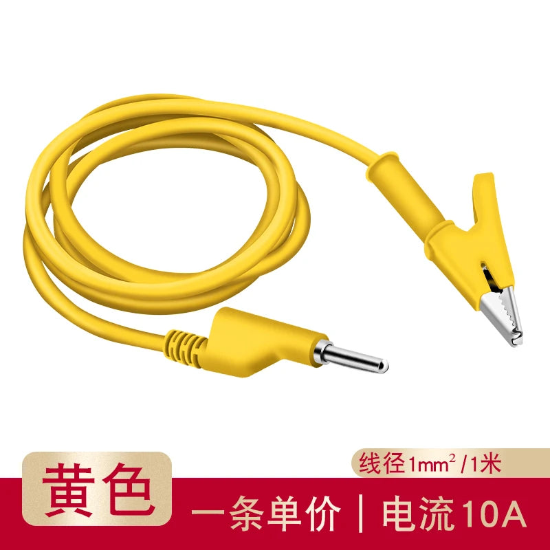 Banana Head of Multimeter Plug for High Voltage Power Supply Clamp of Power Test Line  Test of Alligator Clip Pure Copper Wire