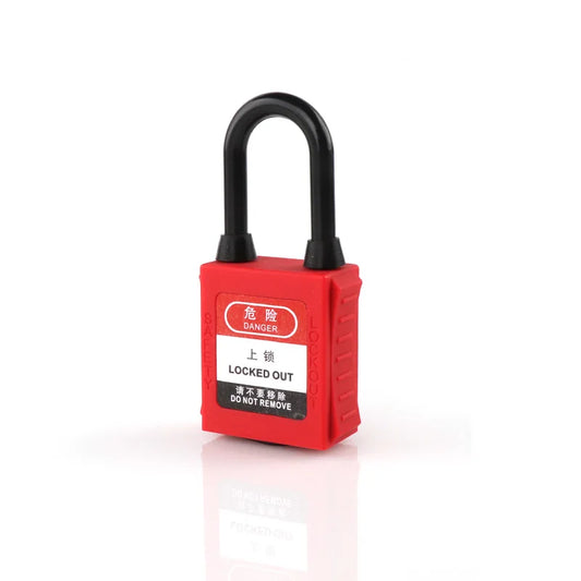 General Dustproof Insulation Safety Padlock Plastic Lock Engineering Industrial Tag Lock Energy Isolation Lock Door Cabinet