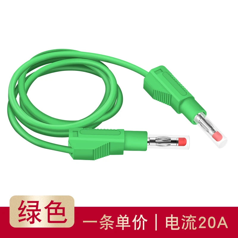 4mm Banana Plug Wire with Sheath Test Wire Gun Type Safety Sheath Type Silicone Wire Can Be Inserted and Retracted Continuously