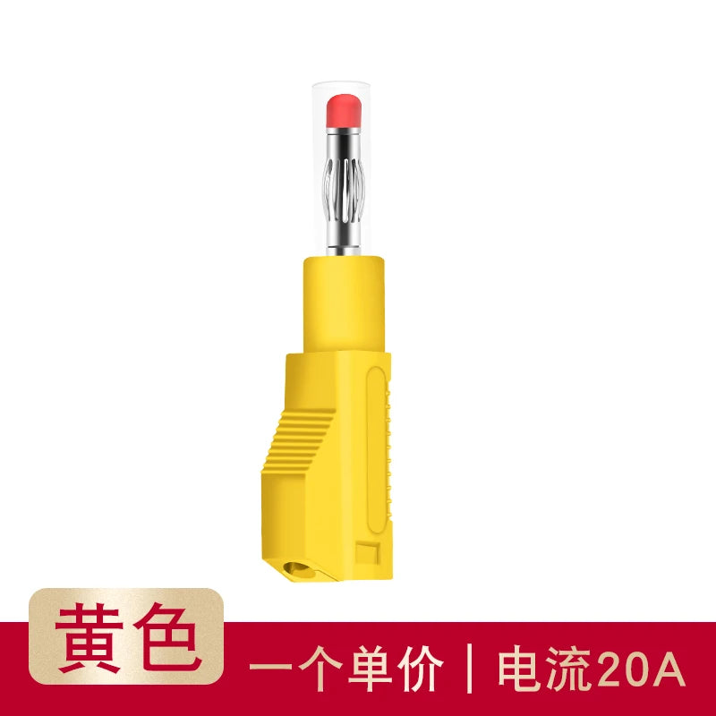 4mm Banana Plug Wire with Sheath Test Wire Gun Type Safety Sheath Type Silicone Wire Can Be Inserted and Retracted Continuously