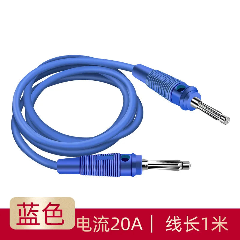 Welding Free High Current 4mm Banana Plug with High Elastic Side Can Be Fixed with Connector Screw