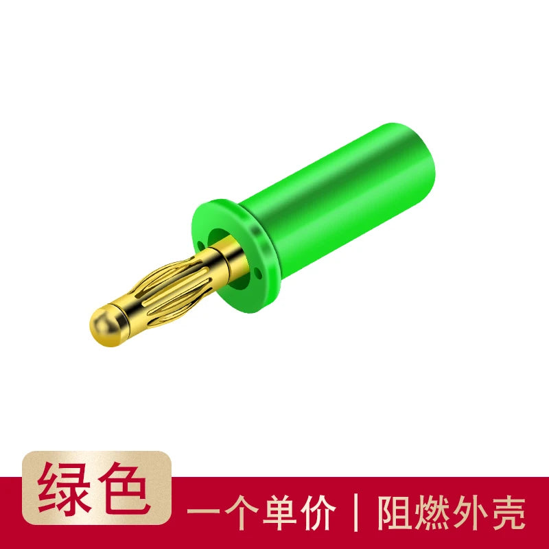 4mm BANANA HAIR Insertion Enthusiast DIY Banana Copper Plated Banana Plug Welding Speaker Plug