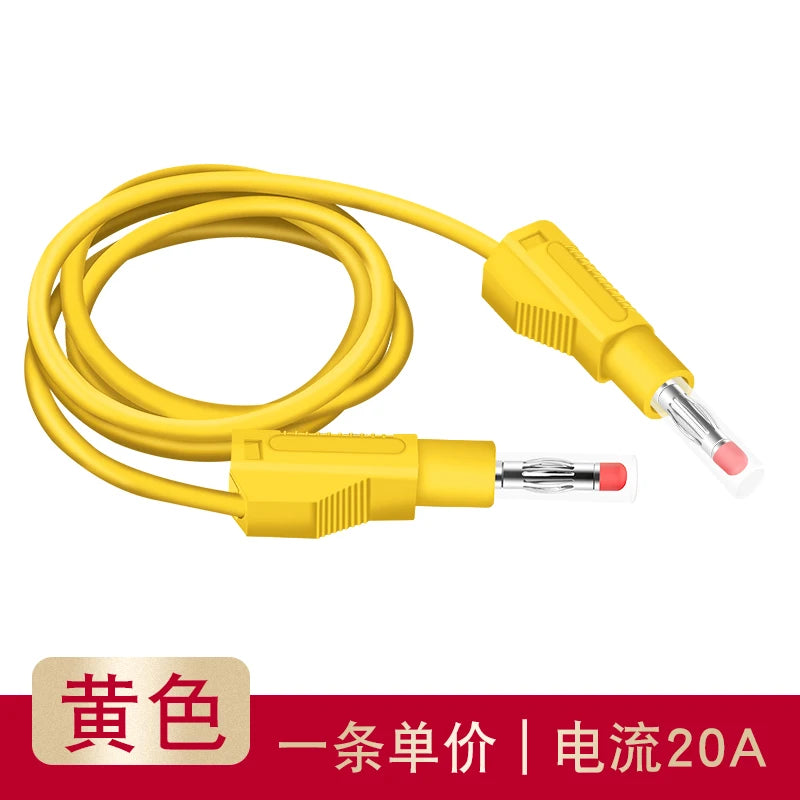 4mm Banana Plug Wire with Sheath Test Wire Gun Type Safety Sheath Type Silicone Wire Can Be Inserted and Retracted Continuously