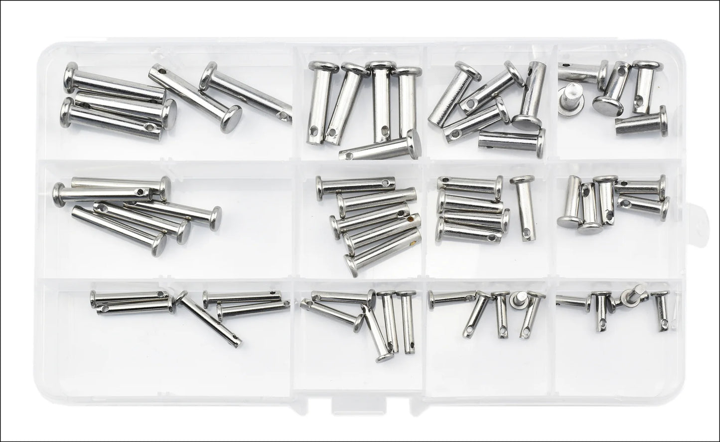 60pcs 304 stainless steel pin shaft flat head cylindrical pin with hole locating pin / gb882