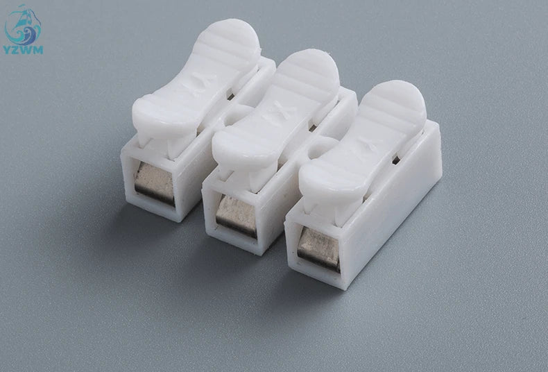 YZWM Press Type Quick Connection Terminal Ch-3 Self Locking Terminal Block Flame Retardant Three Position Terminal