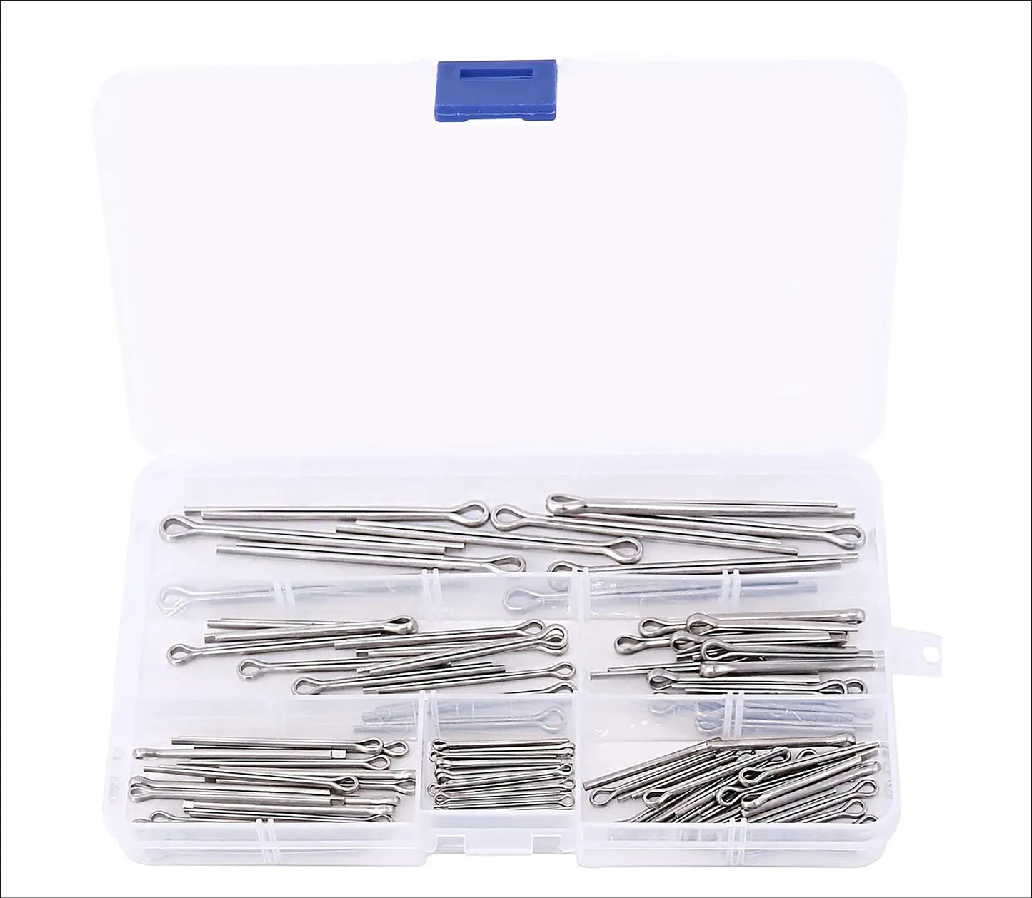 160pcs304 stainless steel gb91 split pin m1.6-m4 combination suit box pin hairpin