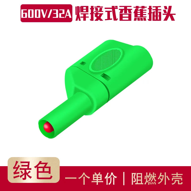 Assembled 4mm Full Sheath Safety Banana Plug DIY Probe 4mm Hole Connector Plug Welding Type