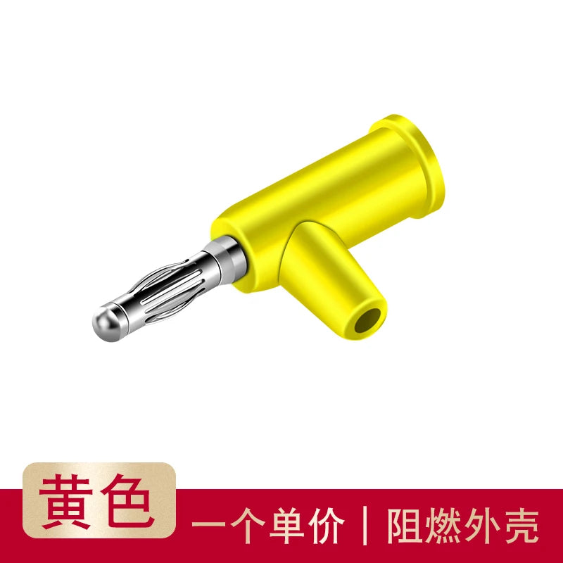 4mm Banana Plug Gun Type Continuous Plug / Screw Welding Free Banana Plug Banana Socket Probe Plug