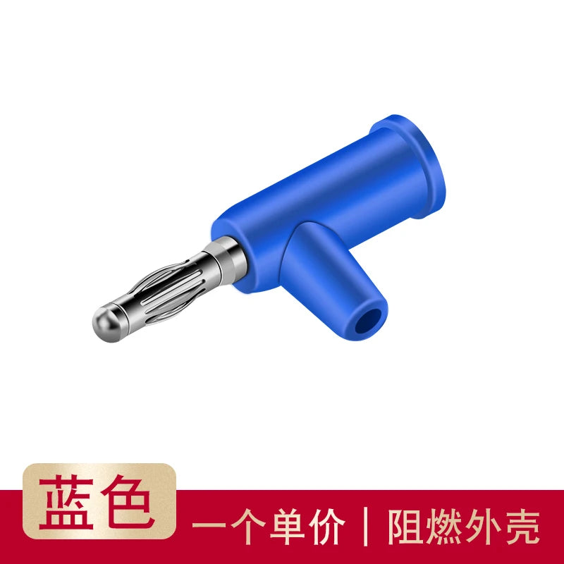 4mm Banana Plug Gun Type Continuous Plug / Screw Welding Free Banana Plug Banana Socket Probe Plug