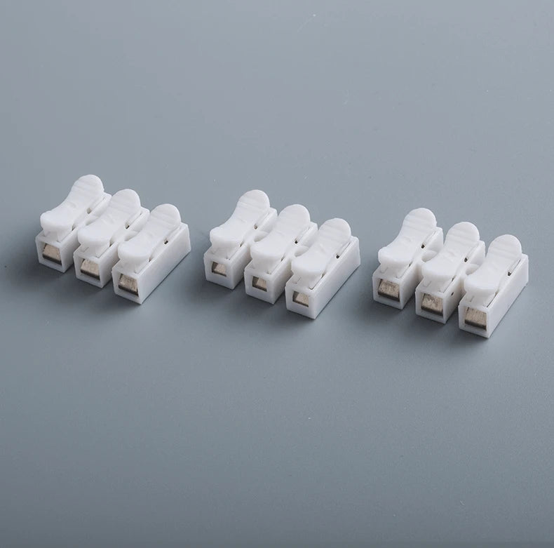 Press Type Quick Connection Terminal Ch-3 Self Locking Terminal Block Flame Retardant Three Position Terminal