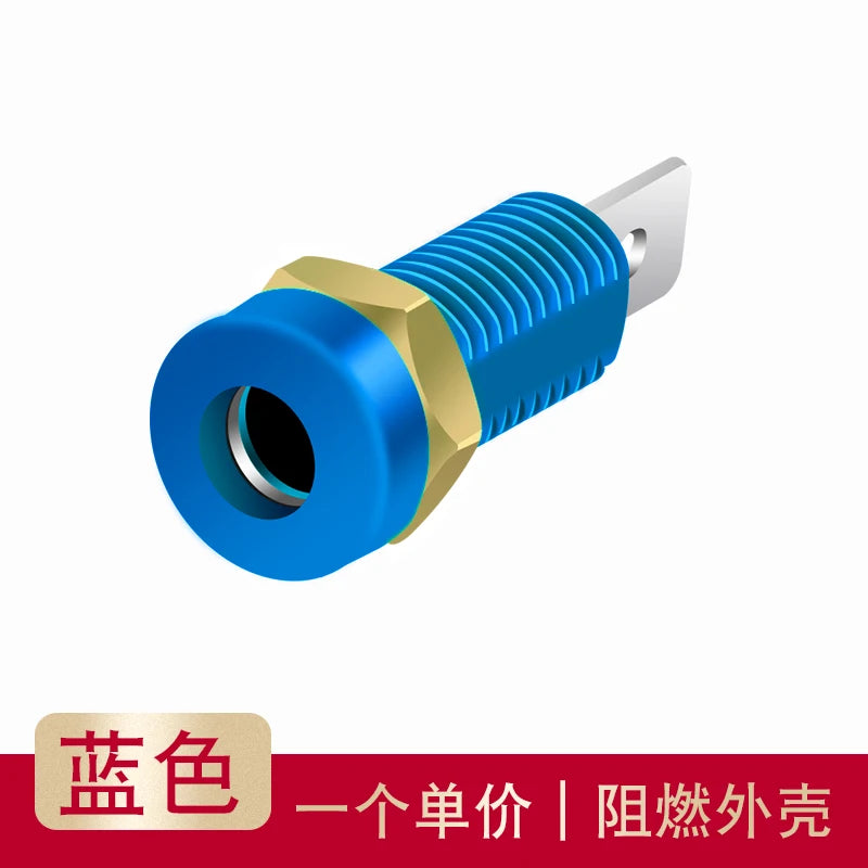 4mm Banana Socket / 8mm Perforated Panel Socket / Pure Copper Terminal Post Banana Plug Female Hole