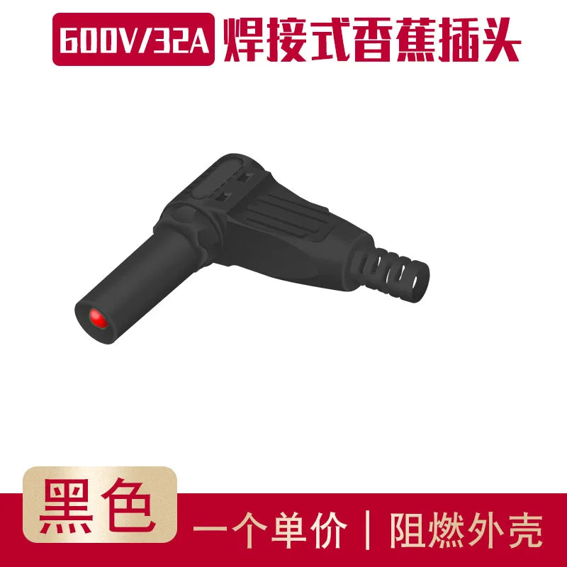 Assembled 4mm Full Sheath Safety Banana Plug DIY Probe 4mm Hole Connector Plug Welding Type