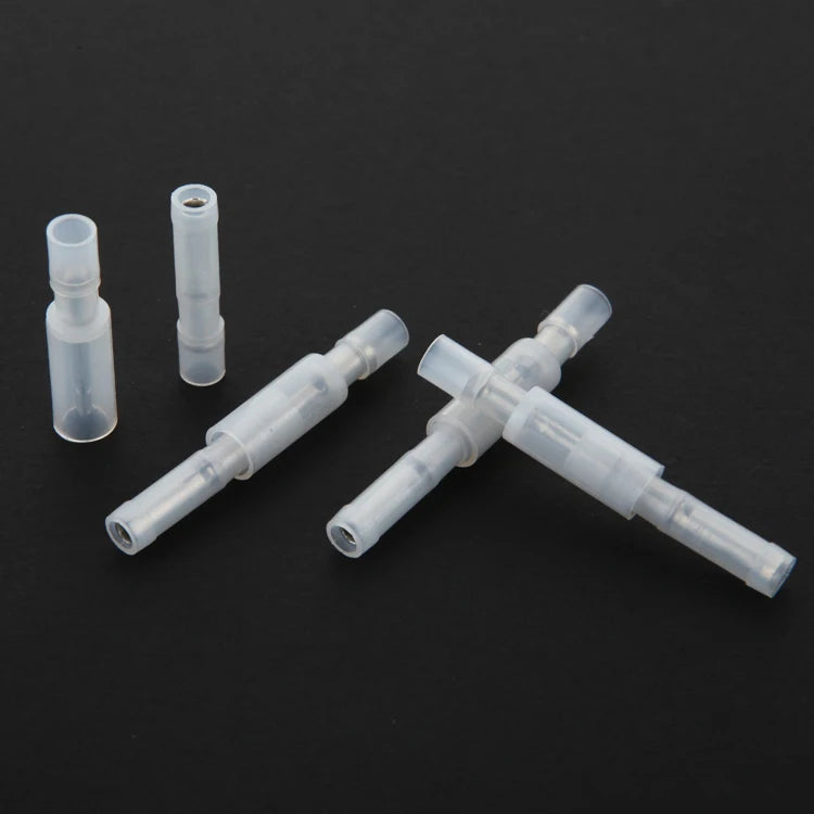 White Transparent Butt Joint Terminal Nylon Bullet Male Female Wire To Connector To Plug Quick Connection Terminal