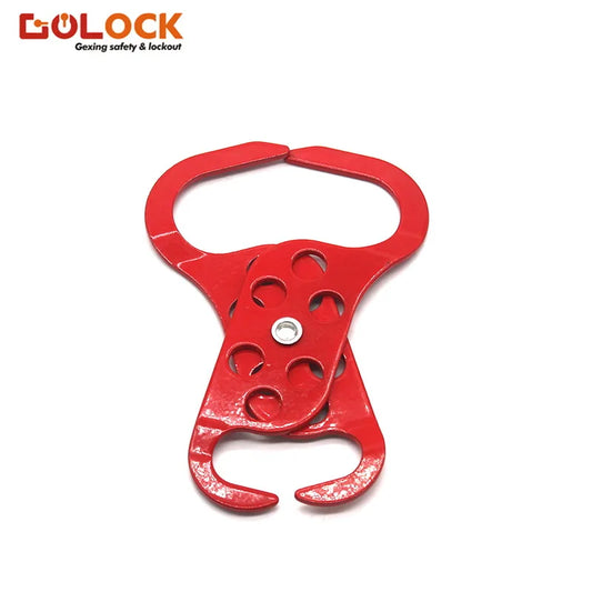 Six Hole Double Head Steel Buckle Lock Bedi Type Lk01 Anti Rust Double Head Steel 6 Interlocking Multi Person Management