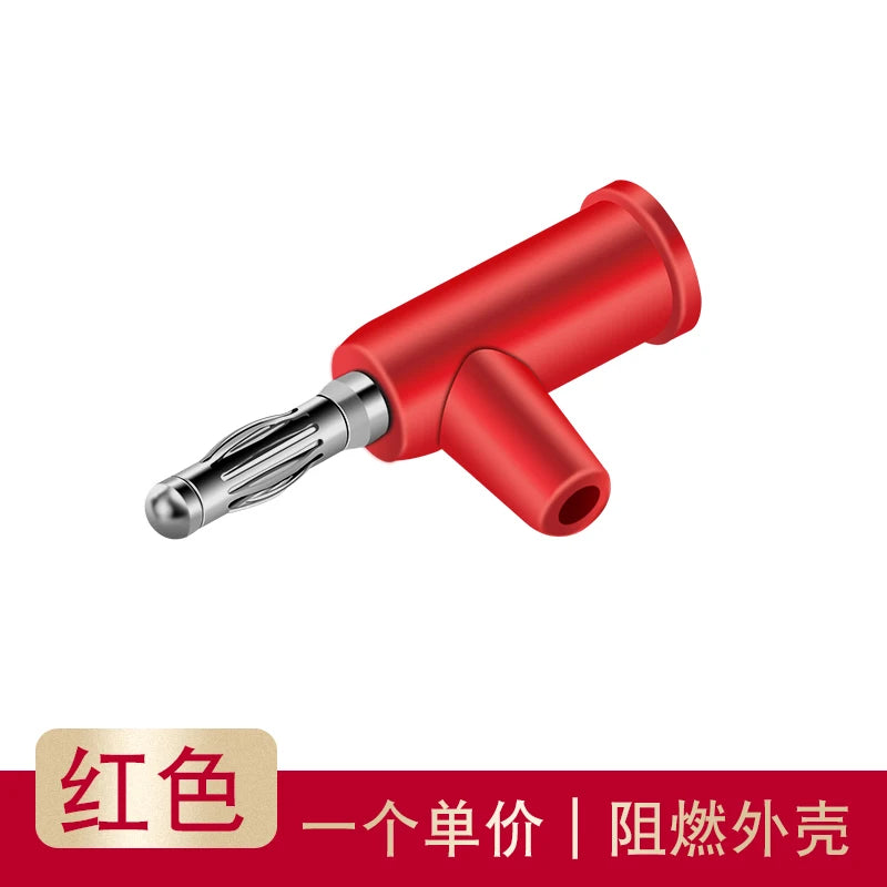 4mm Banana Plug Gun Type Continuous Plug / Screw Welding Free Banana Plug Banana Socket Probe Plug