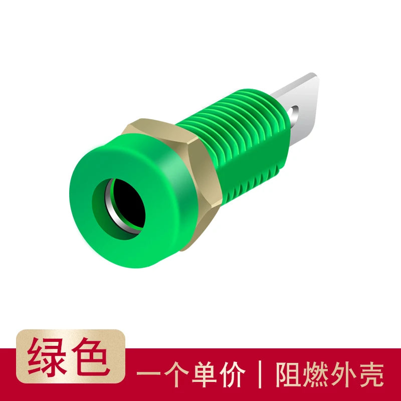 4mm Banana Socket / 8mm Perforated Panel Socket / Pure Copper Terminal Post Banana Plug Female Hole