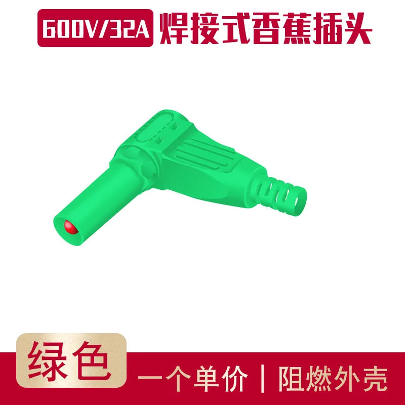 Assembled 4mm Full Sheath Safety Banana Plug DIY Probe 4mm Hole Connector Plug Welding Type