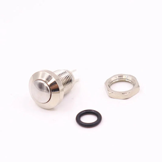 YZWM 8mm metal button switch waterproof self reset round subminiature button start button normally open