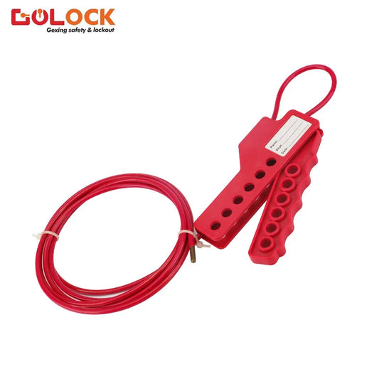 Beidi Type Adjustable Grip Stainless Steel Cable Lock, Pipeline Valve, Energy Isolation Safety Lock LS21