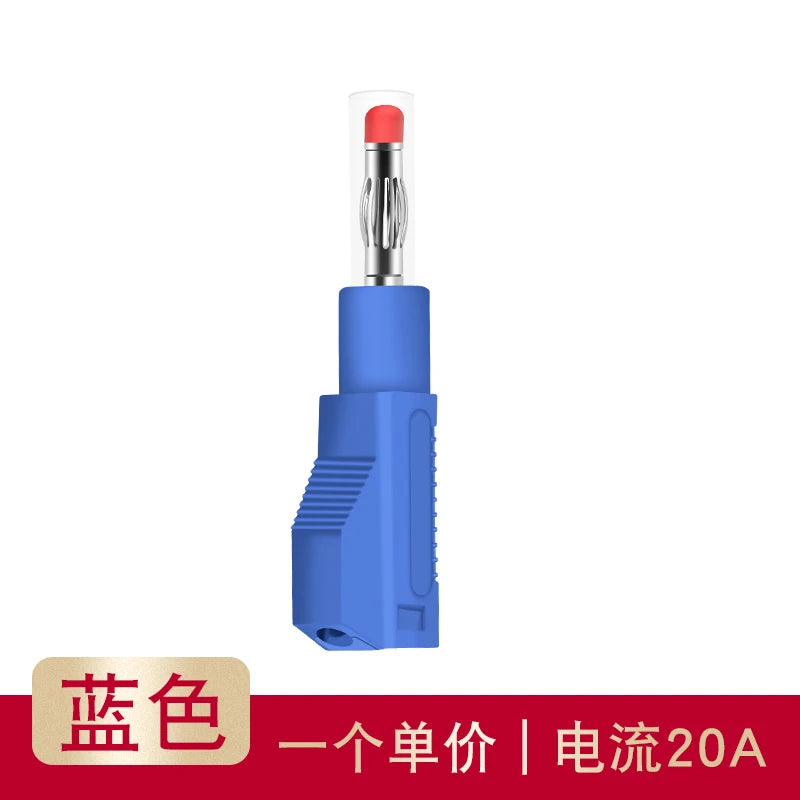 4mm Banana Plug Wire with Sheath Test Wire Gun Type Safety Sheath Type Silicone Wire Can Be Inserted and Retracted Continuously