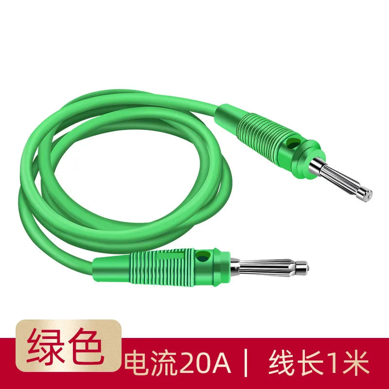 Welding Free High Current 4mm Banana Plug with High Elastic Side Can Be Fixed with Connector Screw