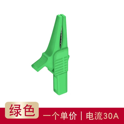 Pure Copper Alligator Clip 4mm Jack Test Clip Fully Enclosed Safety Sheath 1kv32a High Voltage Resistant Clamp