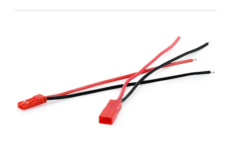 JST Power Plug 15cm Long (male and Female) 7.4v Battery Connector Aeromodel Silicone Cable