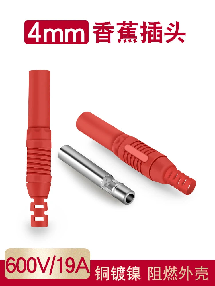 Banana Plug Female Hole Copper 4mm Banana Plug Female Head Extension Wire Post Copper Core Banana Socket Welding