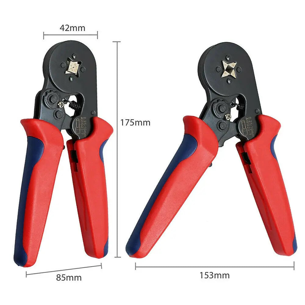 800pcs Tube Type Terminal Crimping Pliers Hsc8 6-4a Boxed Tubular Pre-Insulation Cold Press Terminal