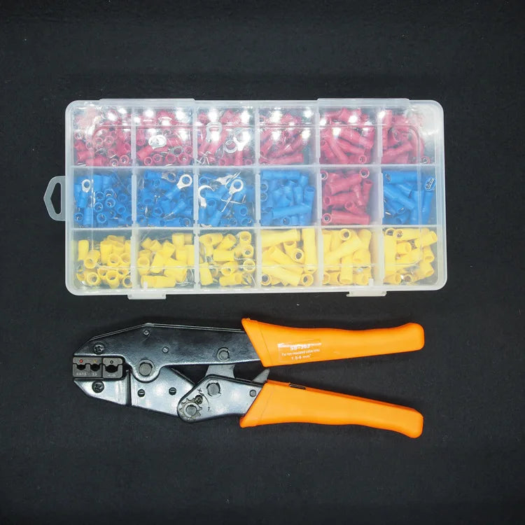 Terminal 700pcs Cold Compression Wiring Terminal 30J Crimping Plier Suit Connector