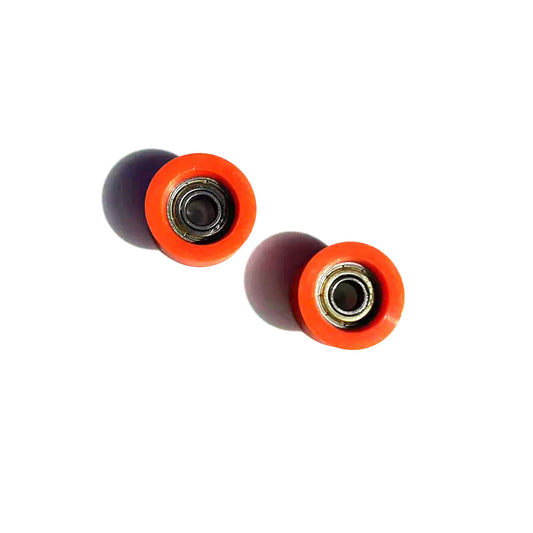 YZWM 4PCS Customized Rubber Coated Nylon Bearing Track Pulley Bearing Roller 696 626 608 Plastic Coated Rubber Bearing