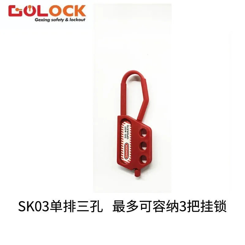 Insulation Safety Buckle Lock Bedi Industrial Switch Cabinet Multi Person Management Insulation Six Hole Lock