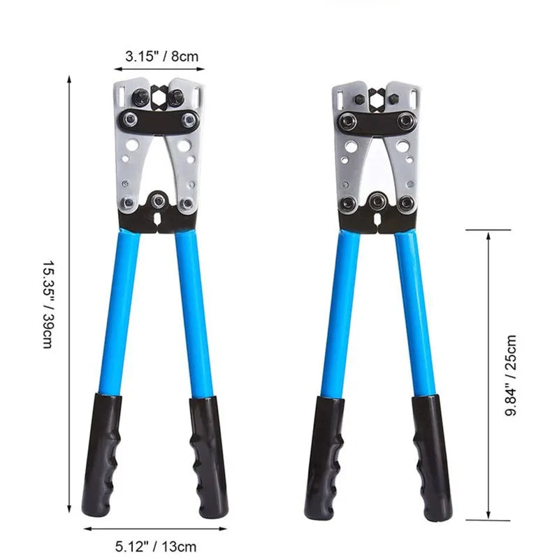 Manual Cold Press Terminal Clamp Copper Aluminum Nose Cable Crimping Pliers Sc60pcs Hx-50b Wire Crimper