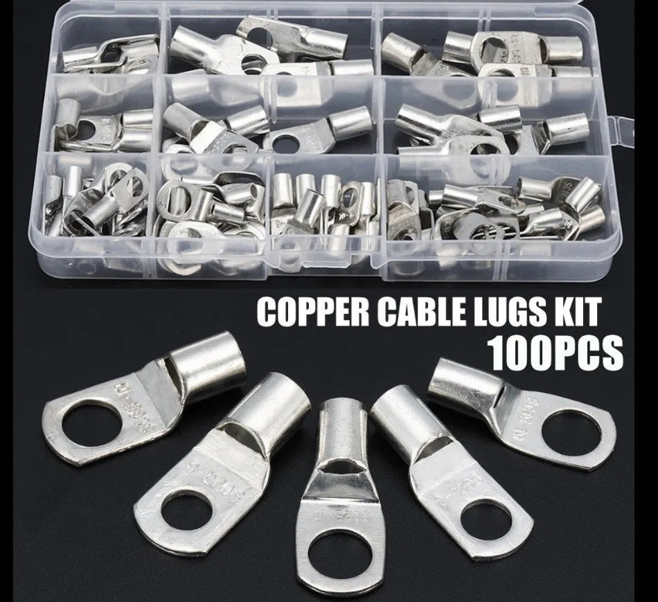 Supply SC Series Peephole Copper Terminal Terminal Terminal Connector Set 100pcs