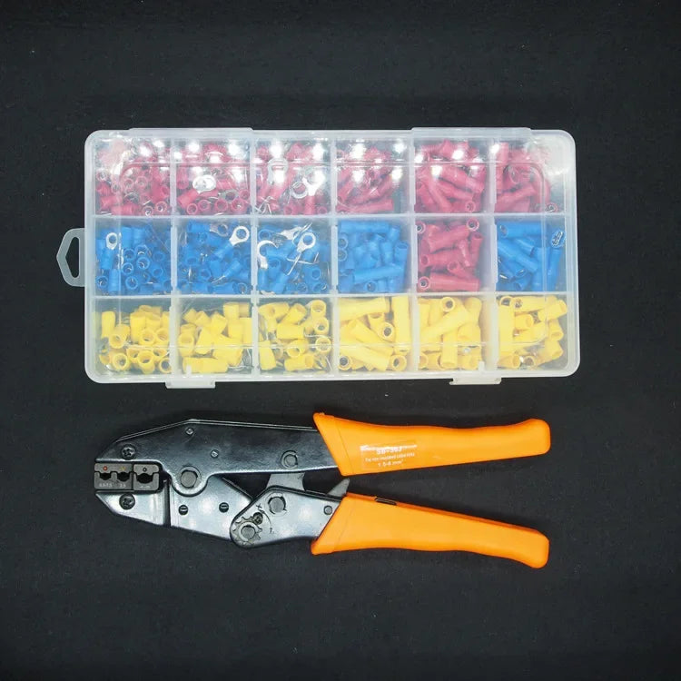 Terminal 700pcs Cold Compression Wiring Terminal 30J Crimping Plier Suit Connector