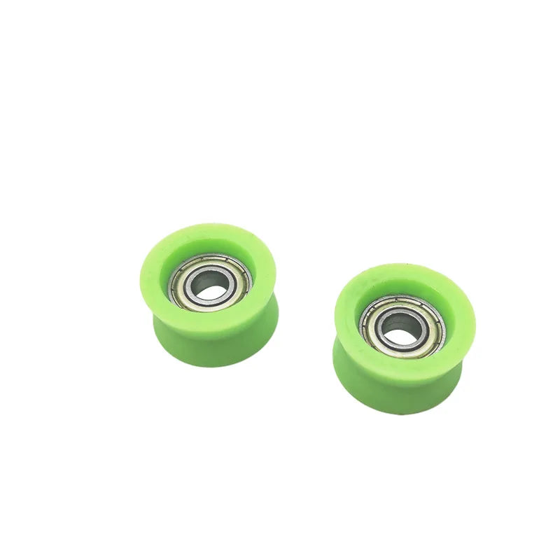 YZWM Customized Rubber Coated Nylon Bearing Track Pulley Bearing Roller 696 626 608 Plastic Coated Rubber Bearing